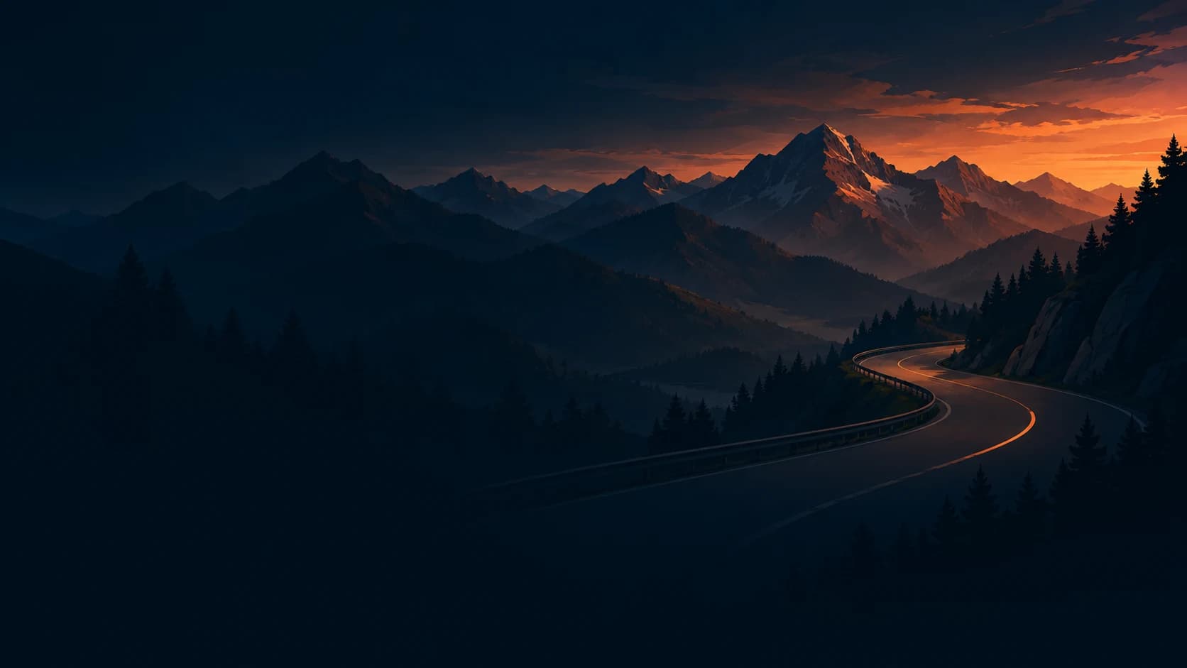 Official SEGCUP alpine road artwork.